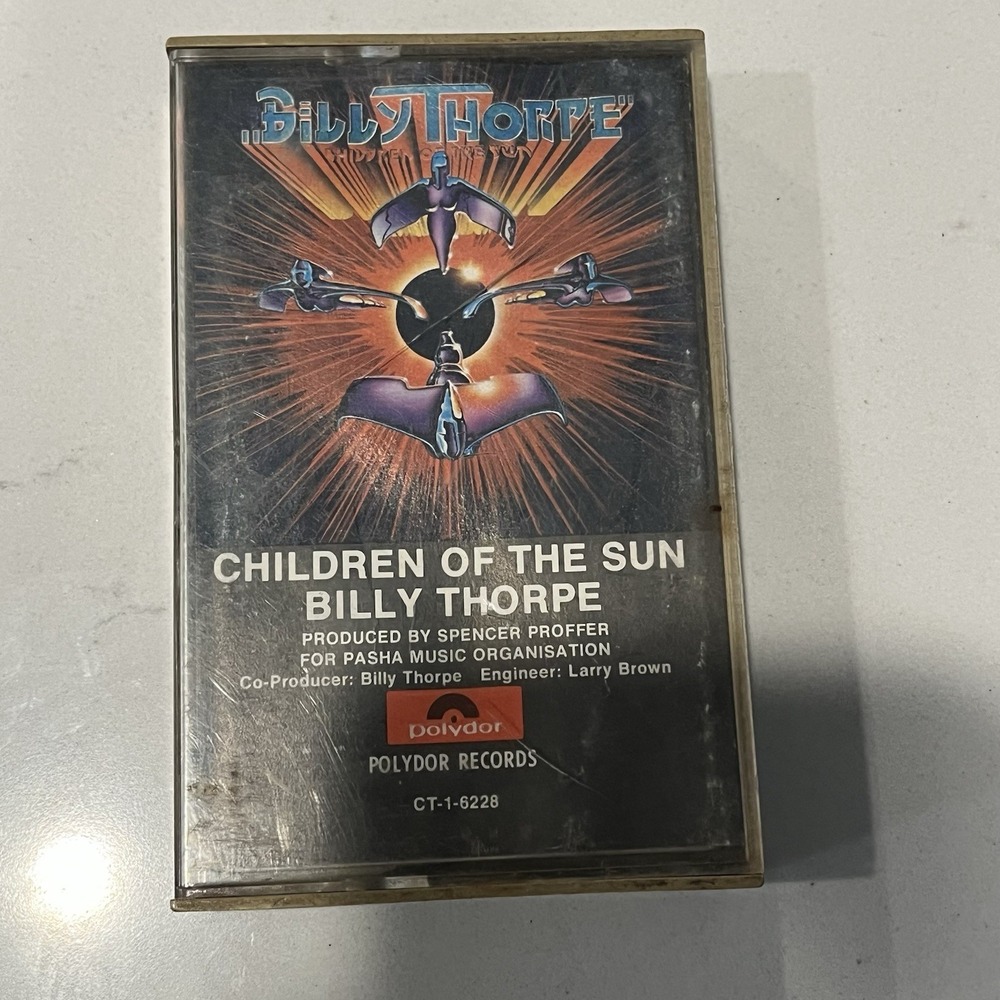 Billy Thorpe Children of the Sun Cassette Rock Album Polydor 1979 CT-1-6228